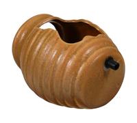 CRAFTHROU Fontaine Murale en Céramique Effet d'eau Naturelle, Pot Cascade pour Intérieur Facile à Utiliser, pour Aquarium et Décoration D'intérieur