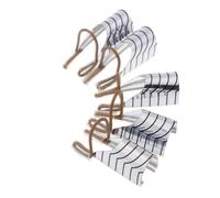 CRAFTHROU Formes Gel Art Aluminium en Réutilisables de Argenté 5pcs Nail Extension Précises, Accessoires Manucure pour pour Usage Salon et Domicile