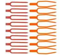 CRAFTHROU Fourchettes Fixes pour Stolons de Fraises 400 Pièces en PP | Forme à Fourche, Haute Ténacité, Insertion Facile le Sol, pour Jardinage et Maintien des Plantes