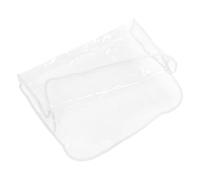 CRAFTHROU Housse de Fauteuil de Coiffure Protège Dossier Chaise Salon de Coiffure Transparente en Pvc Blanc, Légère et Résistante pour Environnements de Beauté
