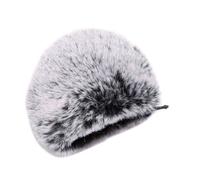CRAFTHROU Housse de Microphone Anti-éclaboussures Accessoire Pratique en Peluche Protection les Impuretés pour Microphone en Peluche Compatible Usage Extérieur
