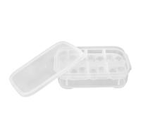 CRAFTHROU Incubateur à Œufs 14 Compartiments Blanc pour Reptiles en Plastique Facile à Gérer et Rangement Pratique pour Serpents et Autres Animaux