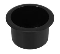 CRAFTHROU Insert Porte-gobelet pour Gobelets de 79mm Design Élégant et Minimaliste en Abs Noir Support Robuste pour Canapé pour Salon et Canapé