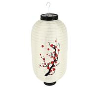 CRAFTHROU Lanterne Japonaise en Soie Blanche Décorative Extérieure et Intérieure, Résistante et Élégante, pour Restaurant ou Jardin Style Japonerie Classique