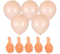 CRAFTHROU Lot de 10 Ballons Ronds en Latex Orange 24 Pouces, Décoration Solide et Résistante pour Remise de Diplôme, Fête et Ballons de Mariage