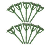 CRAFTHROU Lot de 100 Set de Set de Épingles de Sûreté Forme de T Vertes en Plastique, Accessoire Simple pour Corsages Diy, Mariage et Occasions Formelles