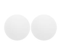 CRAFTHROU Lot de 2 Abat-Jour Globe Sphériques en Verre Dépoli 80 MM, Compatible Douille G9 à Filetage, pour Lustre Suspendu et Lampe de Salle de Bain - Cache-Lumière Sécurisé et Solide
