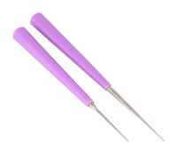 CRAFTHROU Lot de 2 Alésoirs pour Perles en Abs et Émeri, Aiguilles Fines et Pointues pour Percer et Agrandir Trous, Outil Portable pour Bricolage de Bijoux DIY