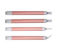 CRAFTHROU Lot de 4 Stylos à Broder Multifonctions pour Peinture Diamant Lumière Led, Alliage D'aluminium et Plastique, Accessoires pour Broderie Diamant et Point de Croix