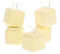 CRAFTHROU Lot de 5 Pierres Molaires Beige pour Hamster et Chinchilla, de Dentition en Substance Minérale pour Protéger la Santé Bucco-Dentaire des Petits Animaux