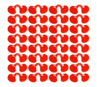 CRAFTHROU Lunettes de Poulet Réutilisables Lot de 1000 Pièces en Plastique Anti-picage Rouge Protection pour Poules de Montagne en Élevage