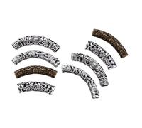 CRAFTHROU Manchettes pour Cheveux Accessoires Décoratifs Vintage en Alliage 8 Pièces Résistants et Flexibles pour Dreadlocks pour Festival et Soirée