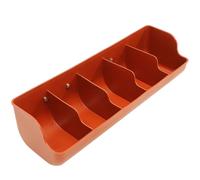 CRAFTHROU Mangeoire en Plastique pour Porcelets 5 Compartiments, Forme Unique, pour Fermes D'élevage Porcin Domestiques et Commerciales
