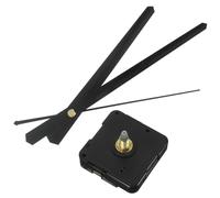 CRAFTHROU Mécanisme d'Horloge à Monter Soi-Même Silencieux Aiguilles Métalliques Noires 30-40 CM pour Horloge Murale sans Cadran et Accessoires Horlogerie
