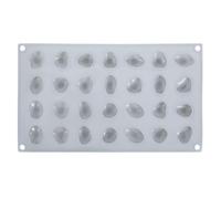 CRAFTHROU Moule Silicone pour Pâtisserie et Chocolat DIY, 28 Cavités Galets Souple, Moule Alimentaire pour Biscuits, Desserts et Décoration Créative