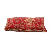 CRAFTHROU Oreiller de Diagnostic du Pouls en Soie Rouge, Coussin de Positionnement des Mains en Coton Perlé, Réduit la Fatigue du Poignet pour Usage à Domicile