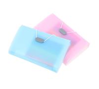 CRAFTHROU Organiseur de Billets Poches 2 Pièces Format A6 Trieur Accordéon Portable 13 Compartiments pour Bureau et Gestion Administrative