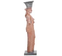 CRAFTHROU Ornement D'aquarium Statue Déesse en Résine Ambiance Halloween | Décoration Thème Grec, Scène Mythologique Antique, Finitions Lisses et Détails Soignés, pour Aquarium de Bureau