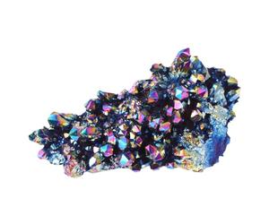 CRAFTHROU Ornement Grappe de Cristal Coloré en Cristal, Décor Maison et Bureau, Poids 100g, pour Aquarium et Jardinage Plusieurs Styles