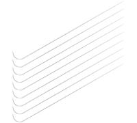 CRAFTHROU Outil de Perlage Manuel 9pcs Aiguilles à Perles en Fer Argentées Multifonction pour Création de Bijoux et Tissage de Perles, Gain de Temps Garanti