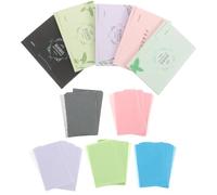 CRAFTHROU Papier Buvard Absorbant le Sébum Visage 500 Pièces en Papier de Lin Parfumé Contrôle la Brillance pour Usage à Domicile ou Sport Couleur Aléatoire