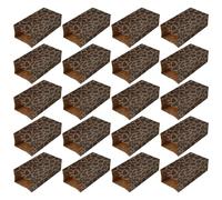 CRAFTHROU Paquet Présents en Papier pour Fêtes Faciles à Transporter Odeur Lot de 50 Motifs Délicats et Emballage de Bonbons