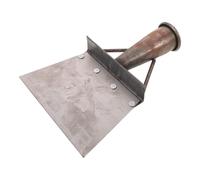 CRAFTHROU Pelle de Jardin pour Grattage du Sol en Acier Manganèse Argenté | Tête Plate Renforcée, Poignée Antidérapante, sans Manche, pour Joints de Pierre, Neige et Patio