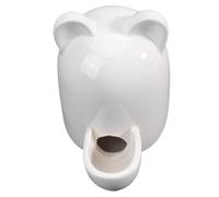 CRAFTHROU Petit Distributeur Eau Automatique pour Animaux de Compagnie Oreilles de Chat Céramique pour Hamsters Rongeurs et Lapins Self-Dispensing Bowl