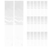 CRAFTHROU Pochettes Transparentes Format Compact Portable pour Rangement de Cravates Lot de 50 en Plastique Anti-Statique pour Stockage en Voyage ou Armoire