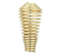 CRAFTHROU Poignée à Ressort Forme Tour Tambour en Acier Inoxydable Taille Moyenne, Design Ergonomique pour Poêle à Granulés pour Usage Intérieur et Maison