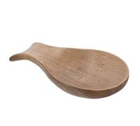 CRAFTHROU Porte-louche pour Plan de Travail en Bois Élégant, Support pour Cuillères Cuisine, Organiseur Pratique Cuisine et Salle à Manger