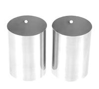 CRAFTHROU Raccord de Main Courante en Acier Inoxydable, 2 Pièces, Connecteur 50 MM, Accessoire pour Fixation de Rampe d'Escalier Espaces Publics et Privés