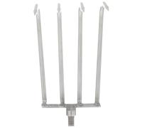 CRAFTHROU Râteau Désherbage Inoxydable Dents de Aquatique à Acier 4 Léger en des Étangs et Lacs, Amateurs Pêche