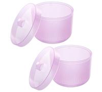 CRAFTHROU Réservoir Deux Drainage Sanitaire et pour en D'eau pour Entretien, Boîte Tête Meulage 2pcs Plastique à Couches de Manucure pour Salons de