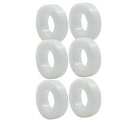 CRAFTHROU Ruban Adhésif Transparent Médical Respirant 6 Rouleaux Autocollants Maquillage Invisible 1,25 Cm X 900 Cm Étanche et Doux pour Peau Sensible pour Paupières Doubles Soin Paupière