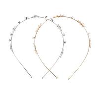 CRAFTHROU Serrage-tête Étoile de Mer Strass en Alliage, Accessoires pour Cheveux de Mariée Élégants et Délicats, Pack de 2 Pièces pour Mariage et Soirée