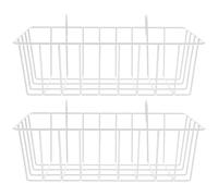CRAFTHROU Support Mangeoire à Foin pour Lapins en Fer Résistant à l'usure, Porte-Lapin Sécurisé Fixation Murale pour Petits Animaux et Chinchillas, Lot de 2 Pièces