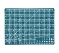 CRAFTHROU Tapis de Découpe A4 Base Antidérapante et Grille de Mesure Claire en PP Auto-cicatrisant Double Face pour Loisirs Créatifs et Couture