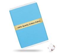 Craftido Tissu 100% Coton Oeko-Tex au mètre, 112cm Largeur x 274cm Extra Longue, Poids Moyen 145g, pour Matelassage, Couture, Confection de robes, Literie, Doublures, Loisirs Créatifs - Ocean Mist