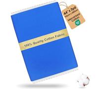 Craftido Tissu 100% Coton Oeko-Tex au mètre, 112cm Largeur x 274cm Extra Longue, Poids Moyen 145g, pour Matelassage, Couture, Confection de robes, Literie, Doublures, Loisirs Créatifs - True Blue