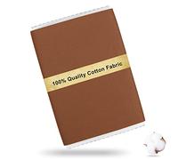 Craftido Tissu 100% Coton Oeko-Tex au mètre, 112cm Largeur x 274cm Extra Longue, Poids Moyen 145g, pour Matelassage, Couture, Confection de robes, Literie, Doublures, Loisirs Créatifs - Brown