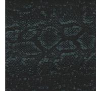 Craftine Coupon Simili Cuir Croco S Mat Noir Argent - 50 x 70 cm