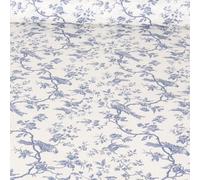 Craftine Tissu Coton Cretonne Enduit Pascal Animaux sur Fond Ecru - par 50 cm