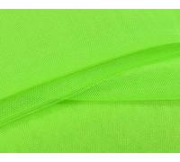 Craftine Tissu Tulle Souple Grande Largeur uni Vert Fluo - Au mètre