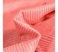 Craftine Tissu Velours Grosses côtes Rose Blush - par 50 cm