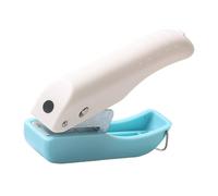 Crafting Hole Punch Tool - 6mm Paper Cutter for Handmade Projects | Metal and Resin Puncher with Scrapbook Cardboard Journaling Kit, DIY Handcraft Accessory for Kids Students Office Home Use