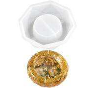 Crafting Moule en silicone de forme octogonale en forme de diamant pour le moulage de cendrier