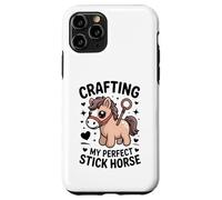 Crafting My Perfect Stick Horse, Un Joli Poney Crafter Coque pour iPhone 11 Pro