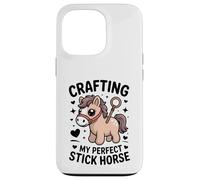 Crafting My Perfect Stick Horse, Un Joli Poney Crafter Coque pour iPhone 13 Pro