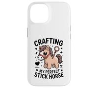 Crafting My Perfect Stick Horse, Un Joli Poney Crafter Coque pour iPhone 14